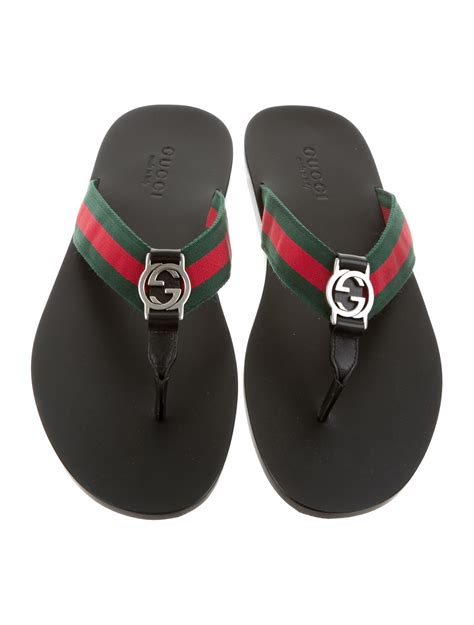 gucci flip flops tweedehands|old Gucci shoes for sale.